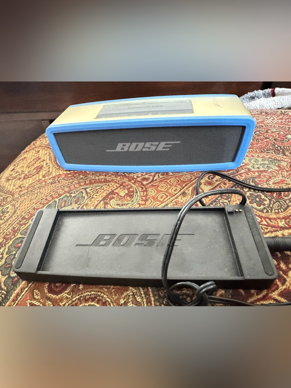 Bose Mini Portable Speaker in Blue and Black
